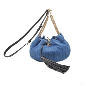 💕 NWOT💕 Sonia Rykiel Blue Domino Crossbody Bag